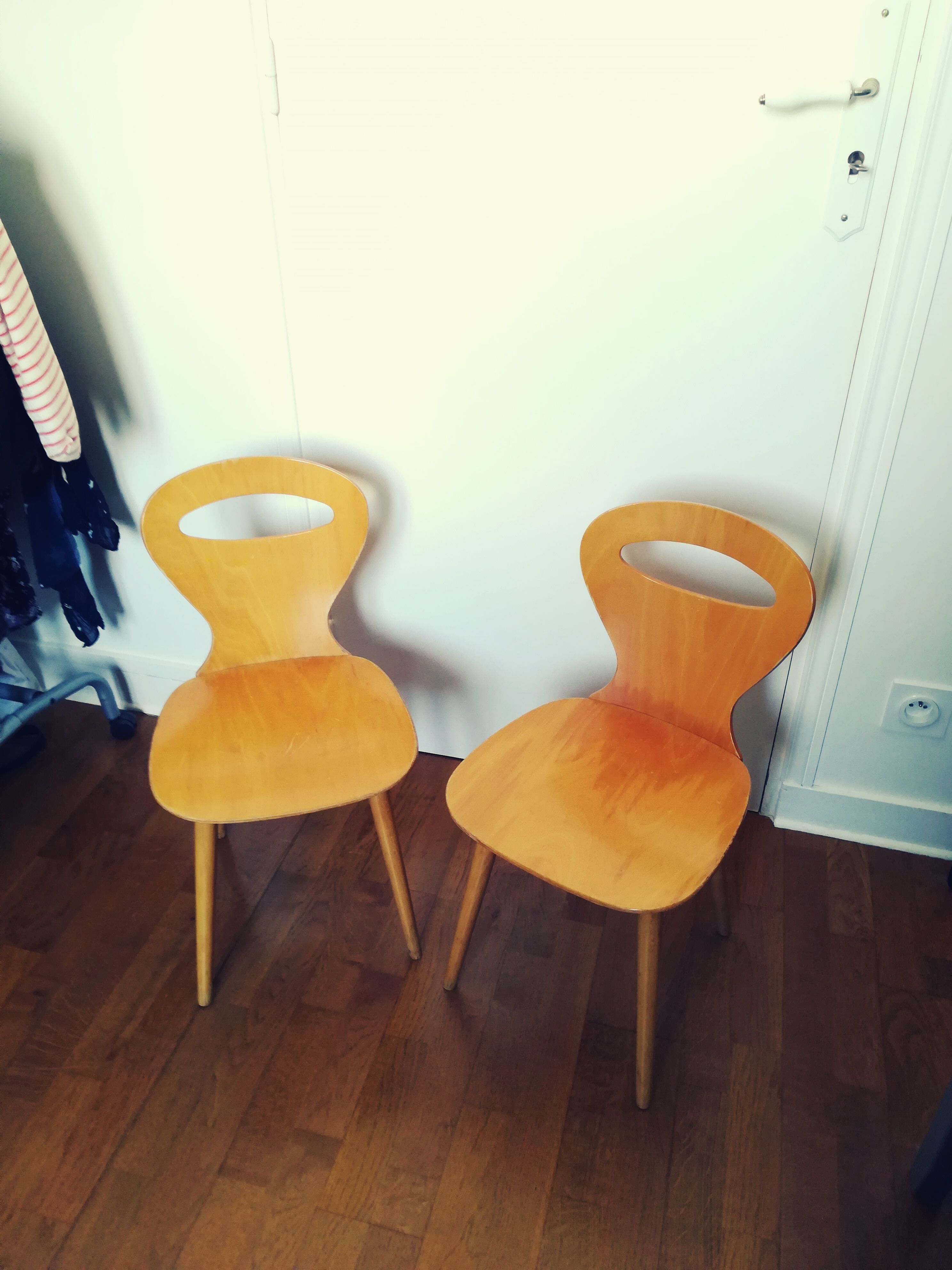Pair of chair baumann model ant child