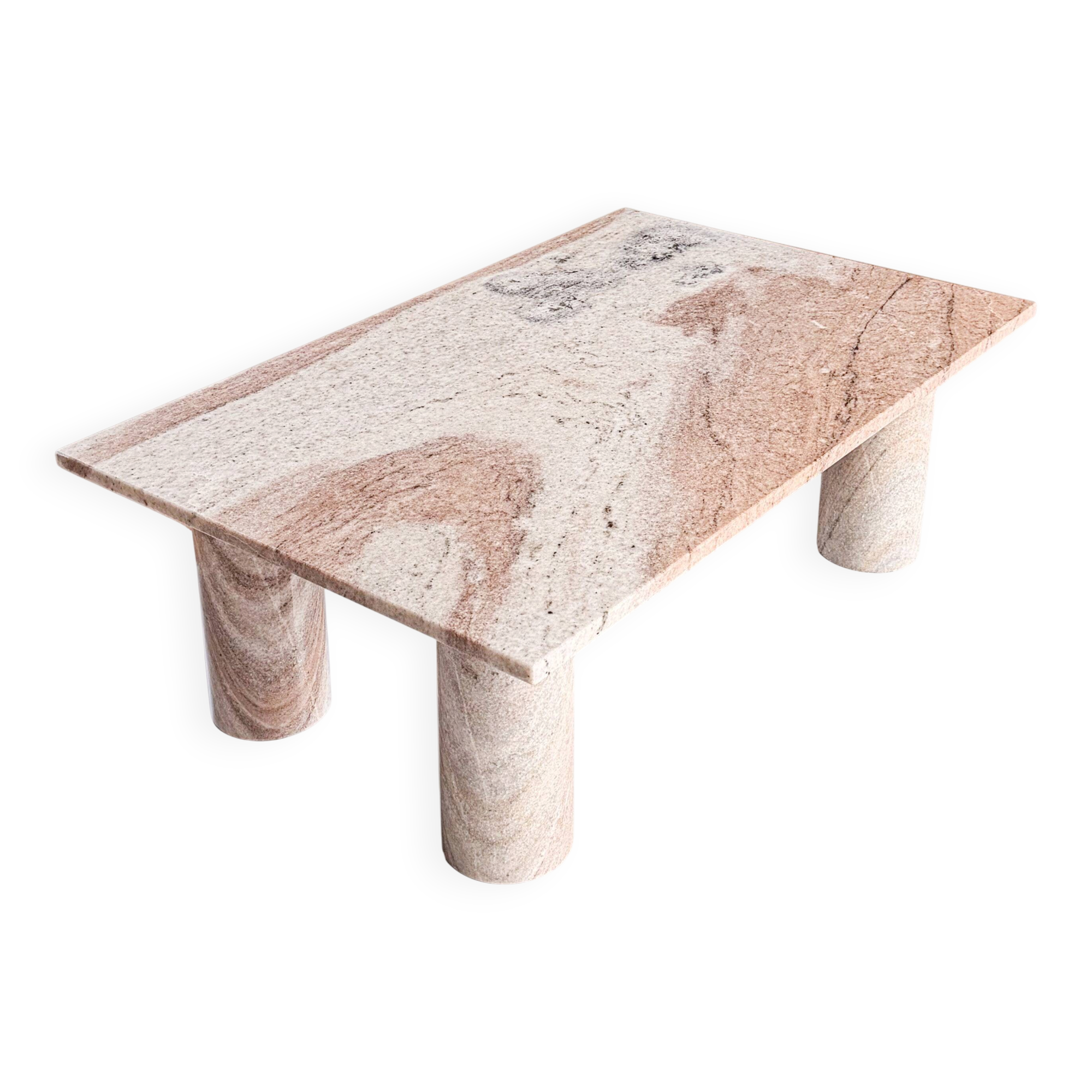 Granite coffee table, 1980s.