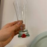 Set of 7 large Memphis glasses