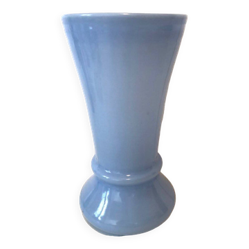 Blue Opaline Vase