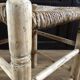 Tabouret bois et herbe de mer