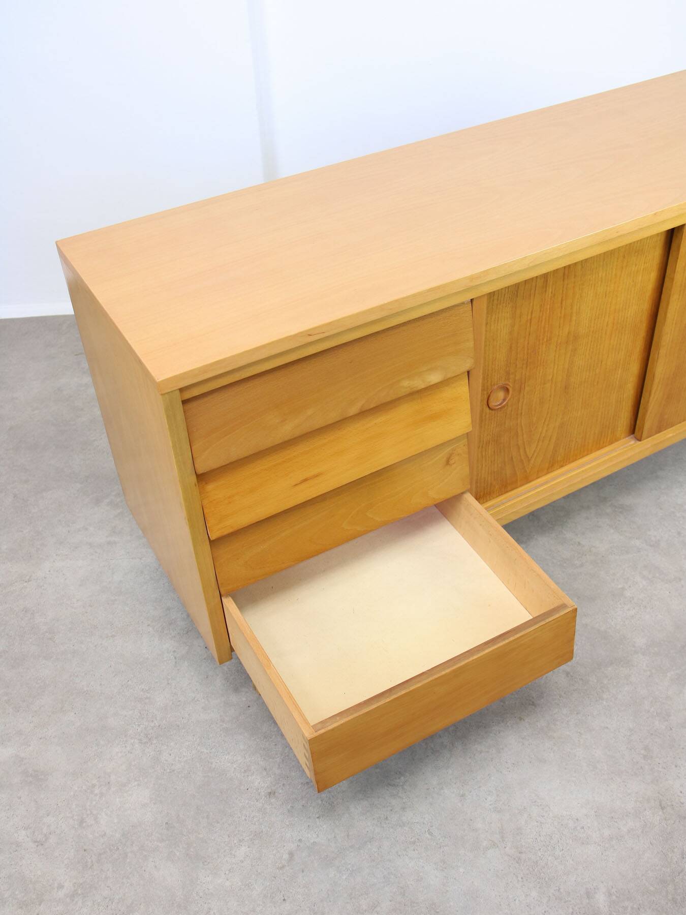 Mid-Century Italian Wooden Sideboard, 1950s