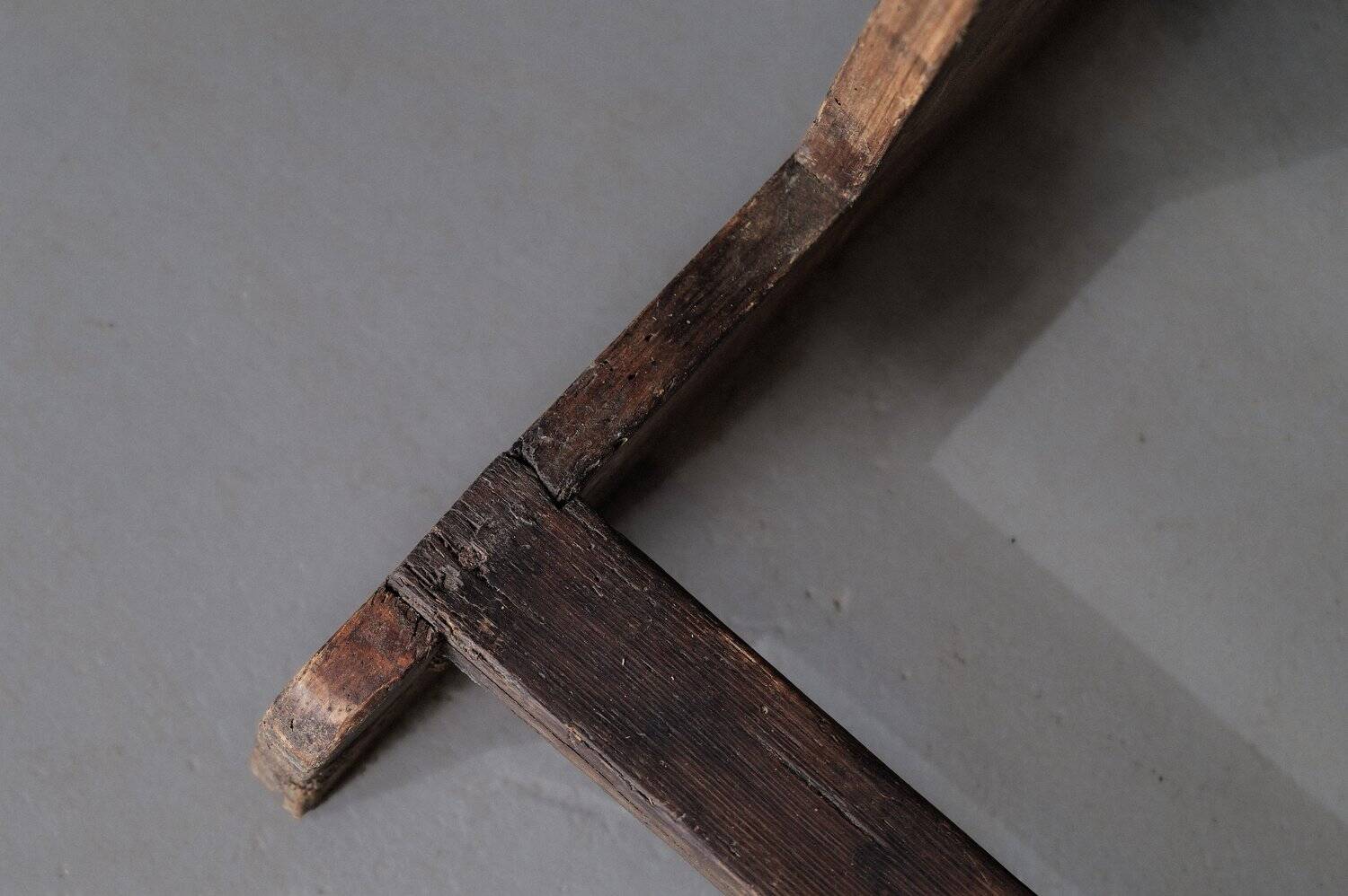 Antique workshop table - Savoyard folk art, circa 1900