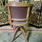 Fauteuil de bureau pivotant époque Art Déco