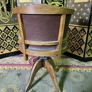 Fauteuil de bureau pivotant époque Art Déco