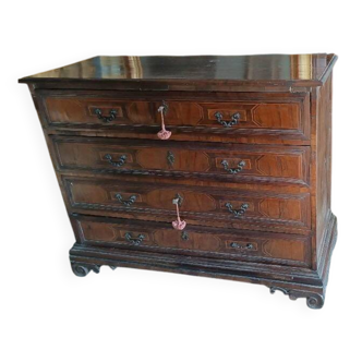 Antique inlaid commode - Italy, 17th century