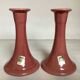 Pair of Scandinavian Asbo Stentøj Køge candlesticks