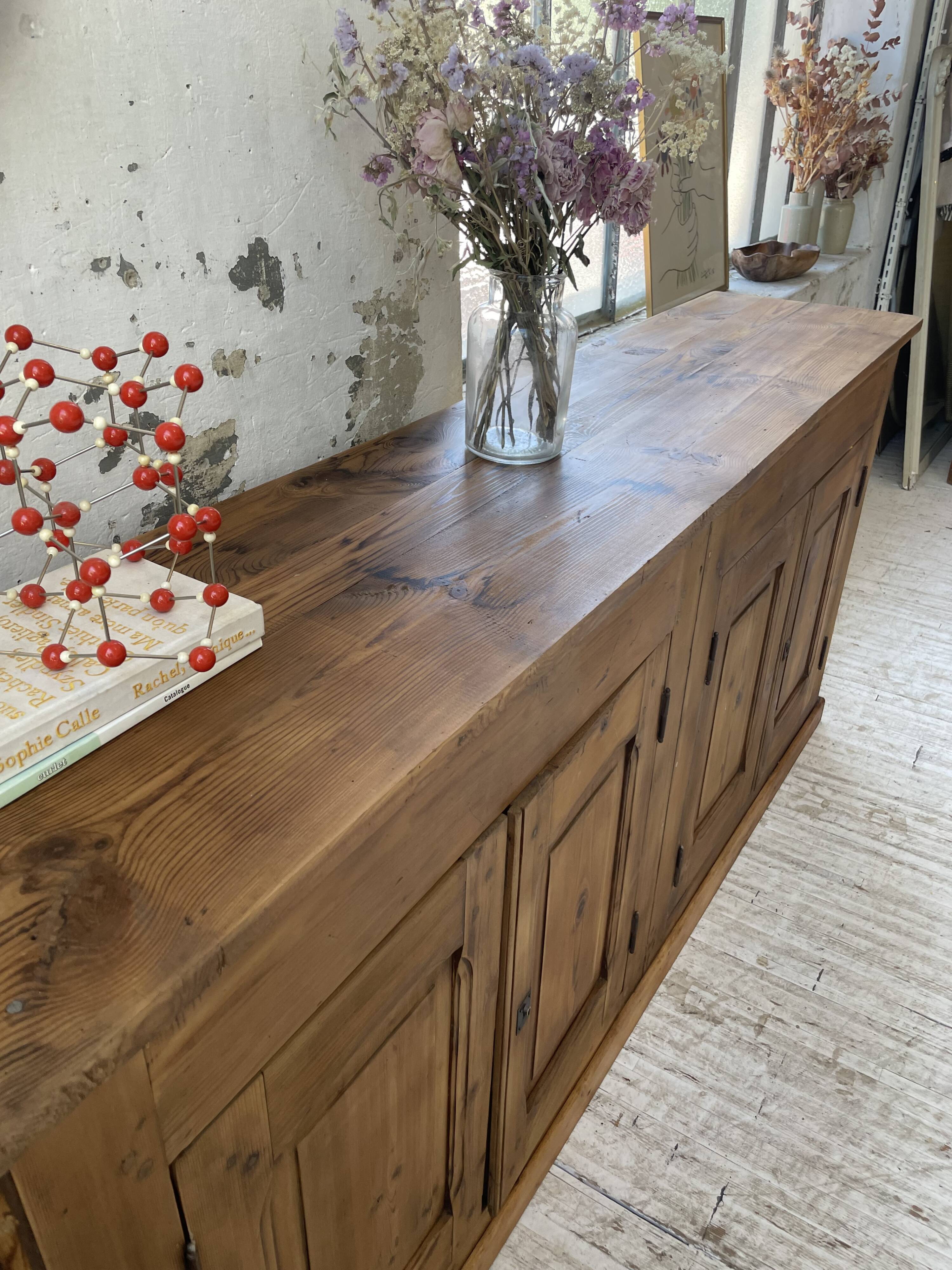 2m pine craft furniture sideboard