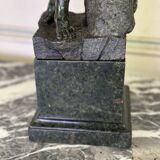 After the Farnese Hercules, a serpentine marble sculpture, a souvenir of the Grand Tour