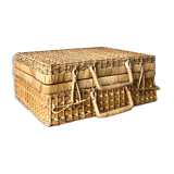 Wicker suitcase
