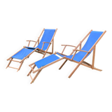 Mid 20th century sun loungers
