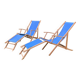 Mid 20th century sun loungers