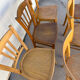 Set of 6 vintage bistro chairs
