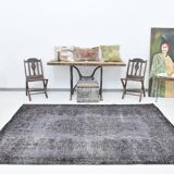 5x9 Rug For Living Room Blue Gray Floral Vintage Area Rug, 170x268Cm SK 1390
