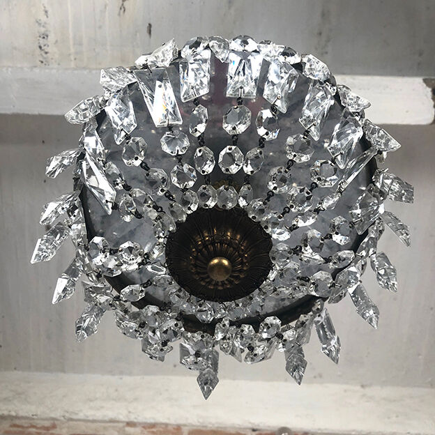 Louis XVI style tassel ceiling lamp