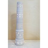 Georges Pelletier, totem floor lamp in white earth.