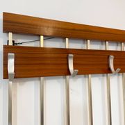 Porte-manteau mural design scandinave - années 1960/70