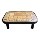 Capron “herbarium” oval coffee table