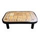 Table basse Capron « herbier » ovale
