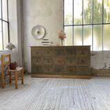 Green patina workshop furniture