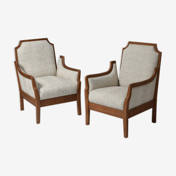 Pair of American armchairs, 1960s