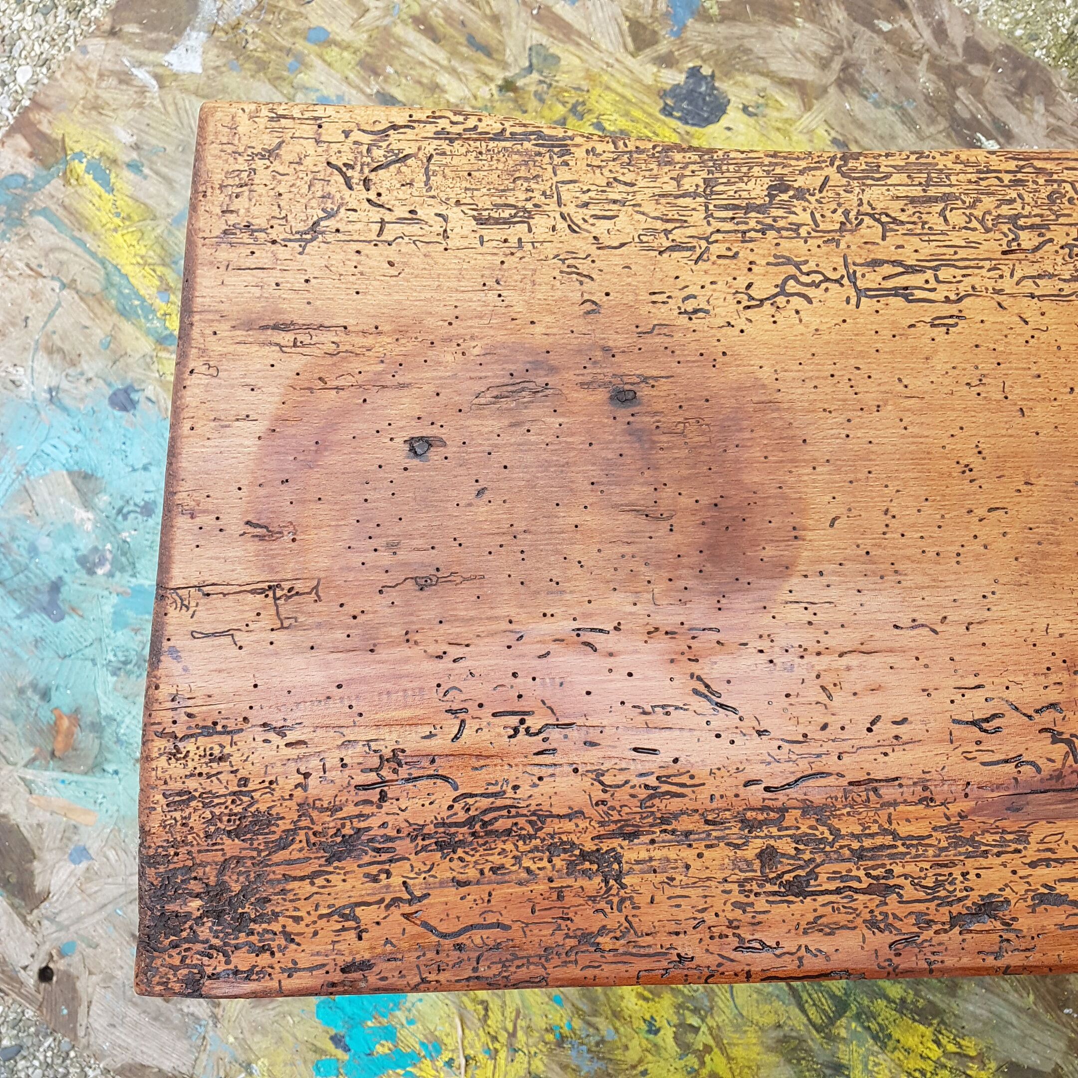 Wooden tripod table massif tripod