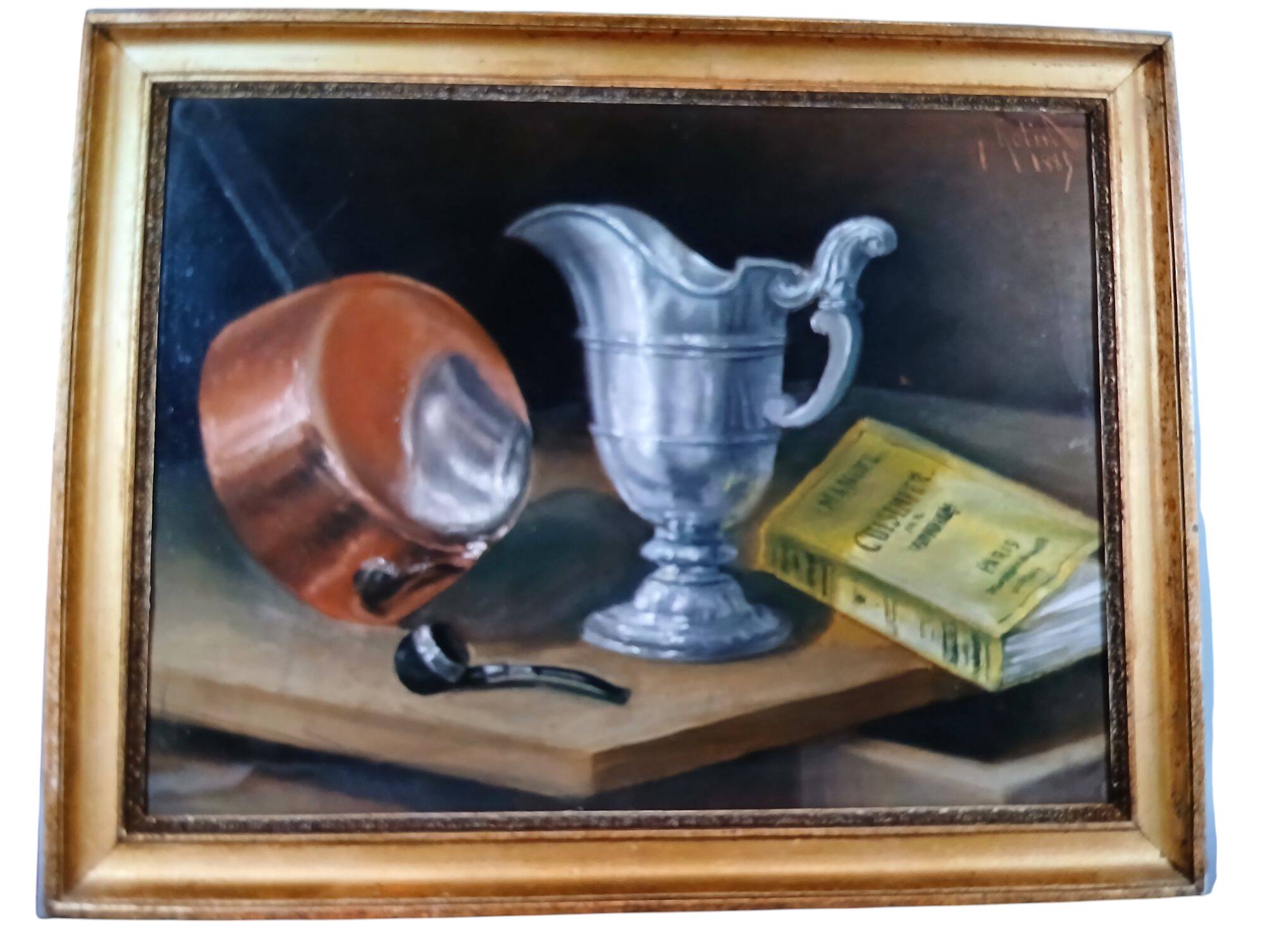 Still life with a book, 19th century