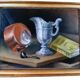 Still life with a book, 19th century