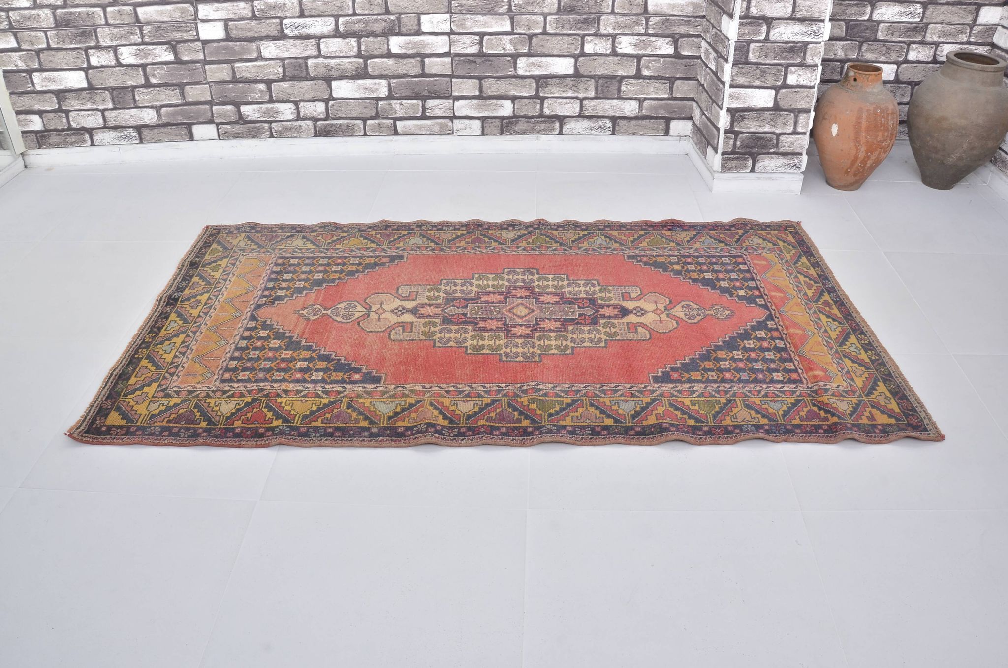 Oushak Anatolian Floral Carpet sku m-69