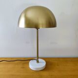 Golden mushroom lamp