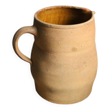 Large earthenware jug artisan pottery