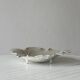 Vintage silver-white metal catchall tray