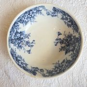Grande vasque ancienne anglaise A.B & Co modèle May – flow blue floral
