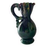 Flamed glaze pitcher