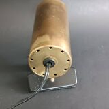 Parscot 1960s gold metal tube clamp lamp