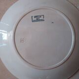6 Sarreguemines plates