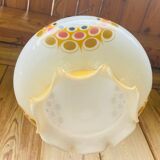 Vintage opaline pendant light 70