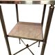 Vintage Brass With Marble Side Table 1950s