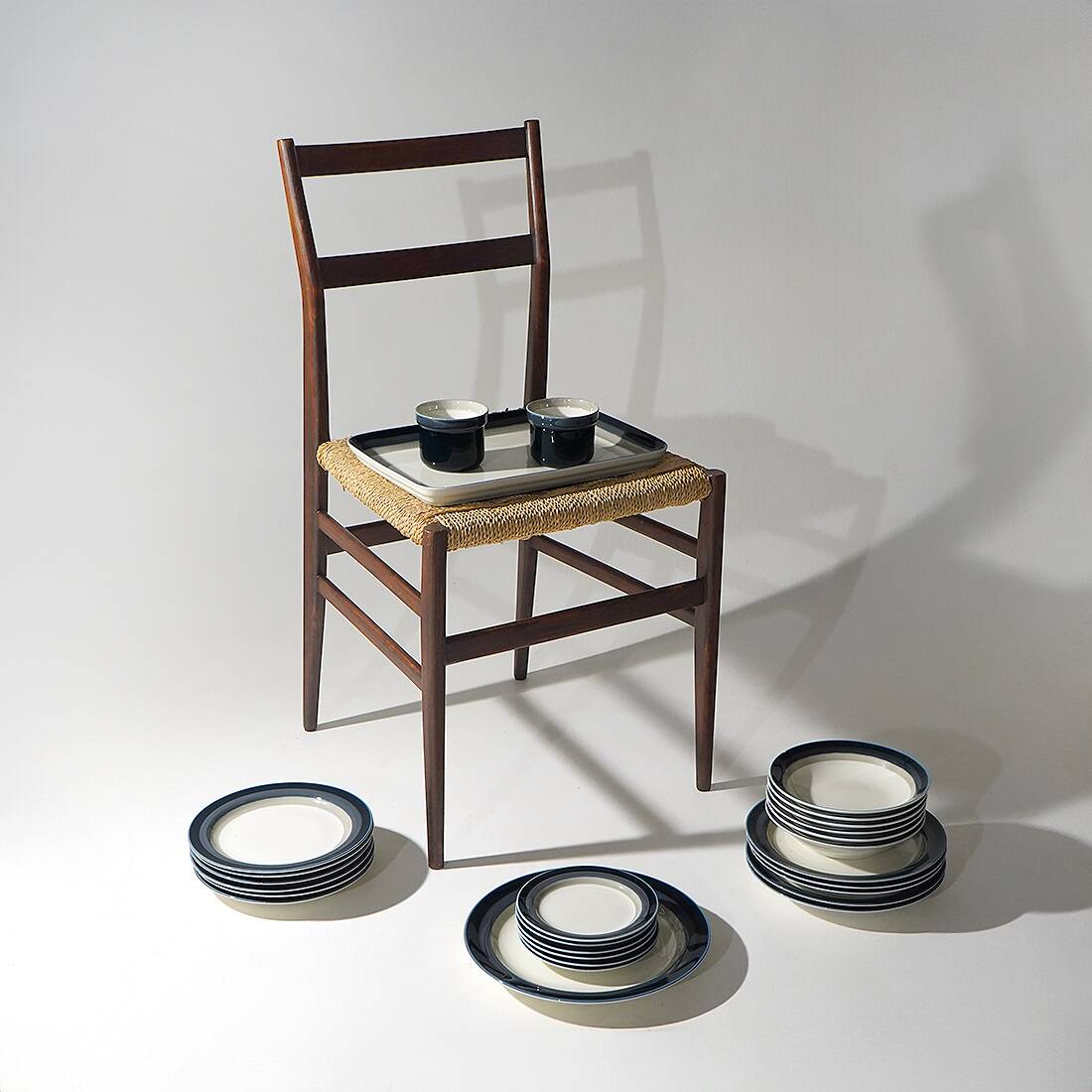 Ensemble de vaisselle "Eco" par Giovanni Garibaldi pour Ginori, années 1970