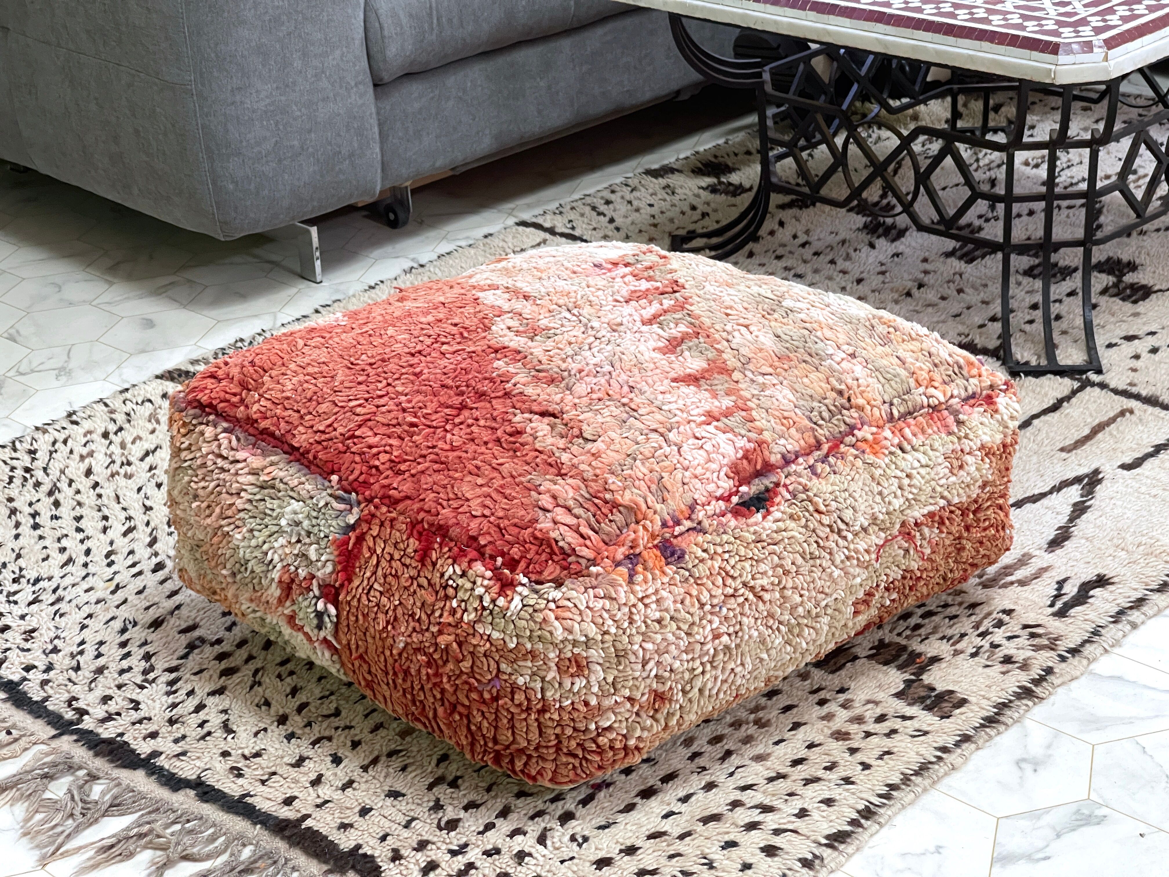Moroccan Kilim Pouf