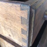 Cabinetmaker's workshop furniture with 12 drawers circa 30's/40's