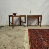 Paire de tables basses scandinaves