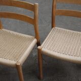 4 chair series Niels Otto Moller