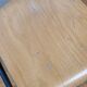 Design workshop chair in tubular steel, slate grey, 82 cm