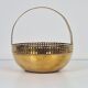 Art Deco Brass Bowl by Fischer Göppingen, 1920s