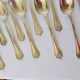 10 silver-plated metal soup spoons, hallmarked 2106225