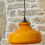 Suspension in orange opaline 70s