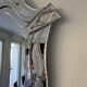 Venetian mirror in geometric shape