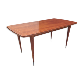 Table rectangulaire marqueterie
