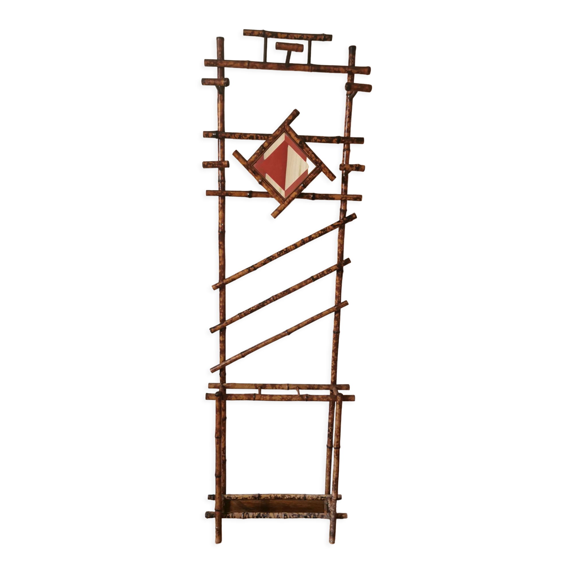 Vintage bamboo wardrobe